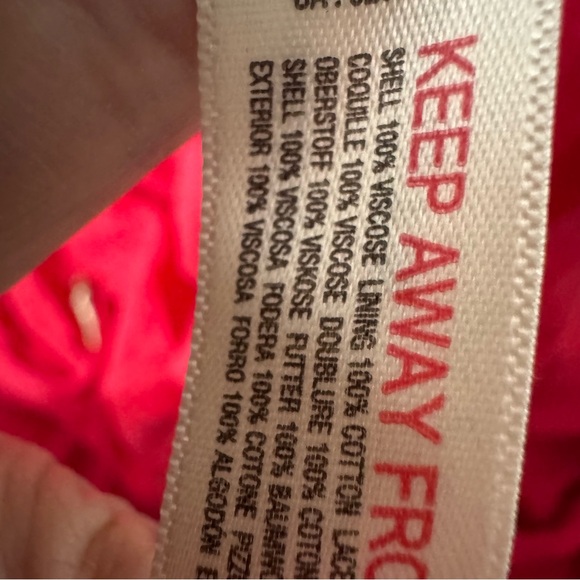 Free People bohemian whimsy fairy flowing oversized  Red Maxi Dress small - Picture 10 of 10